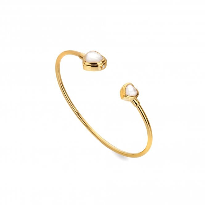 Hot Diamonds Heart Bangle - MOP