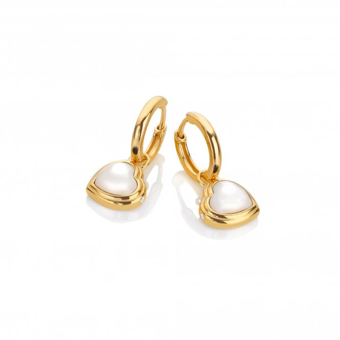 hot diamonds Heart Earrings - MOP