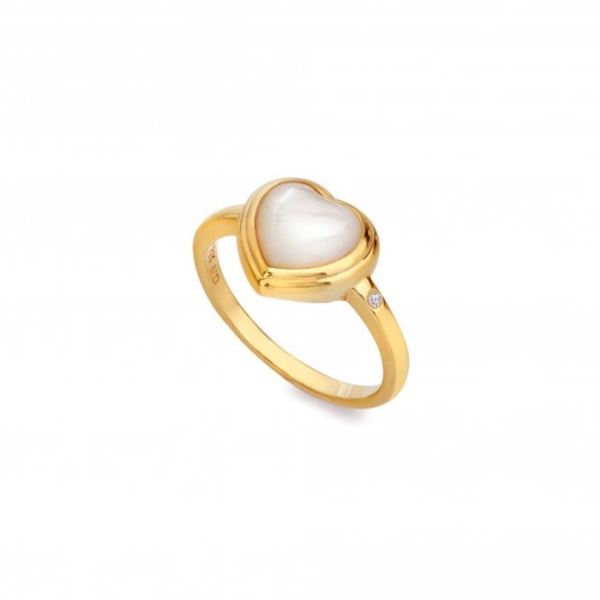 Hot Diamonds Heart Ring - MOP