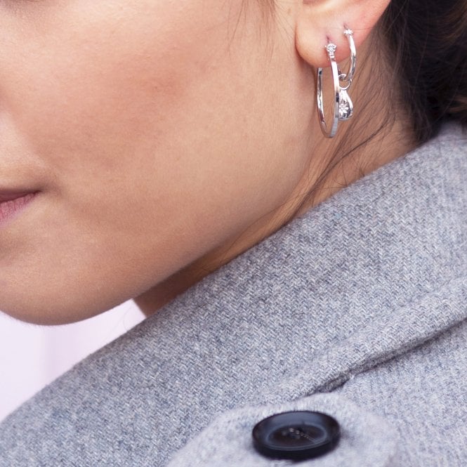 Hot Diamonds Hoop Earrings