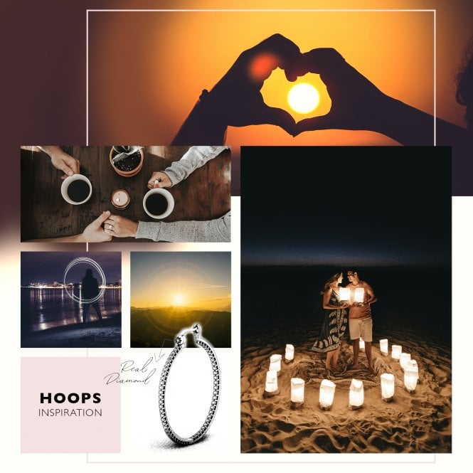 Hot Diamonds Hoop Earrings