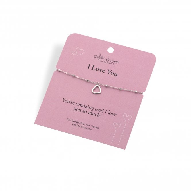 hot diamonds I Love You Bracelet