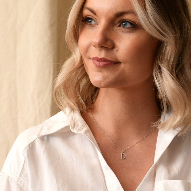 Hot Diamonds Initial Pendant - Letter D
