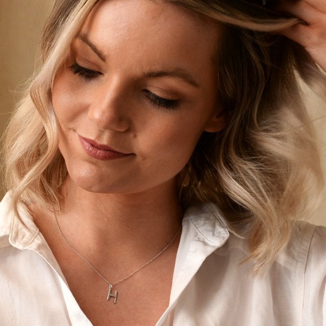 Hot Diamonds Initial Pendant - Letter H