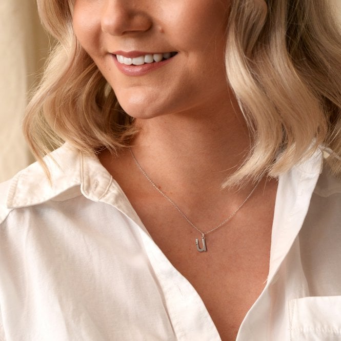 Hot Diamonds Initial Pendant - Letter U