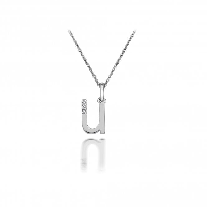 hot diamonds Initial Pendant - Letter U