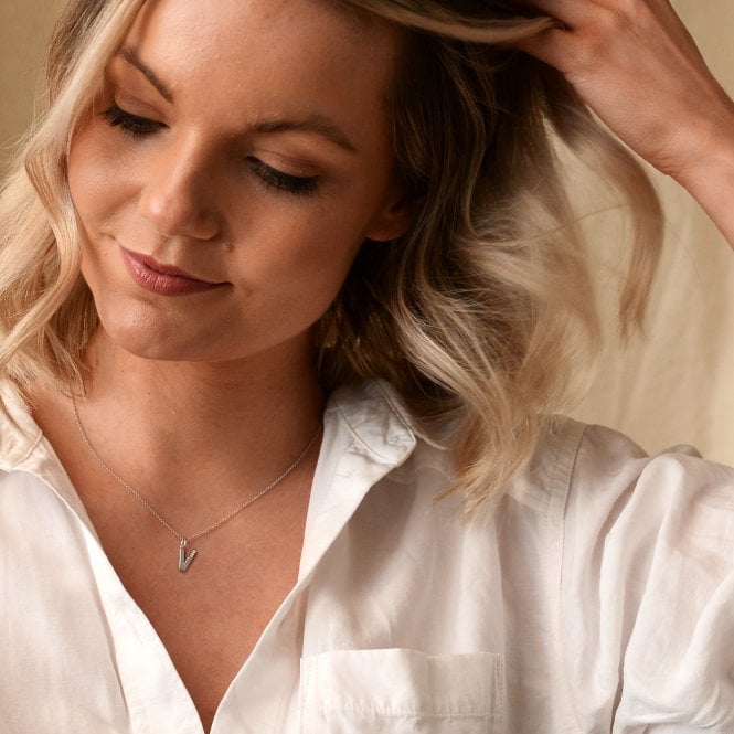 Hot Diamonds Initial Pendant - Letter V