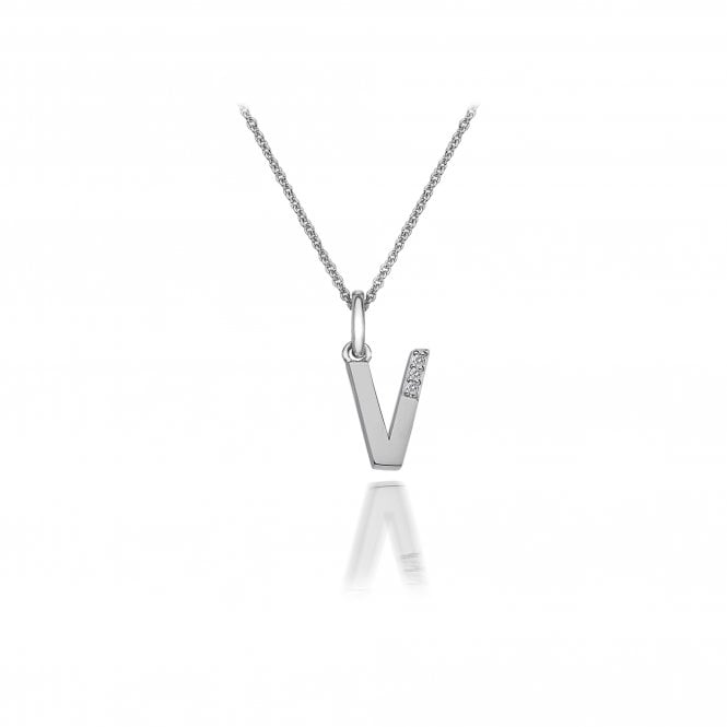 hot diamonds Initial Pendant - Letter V