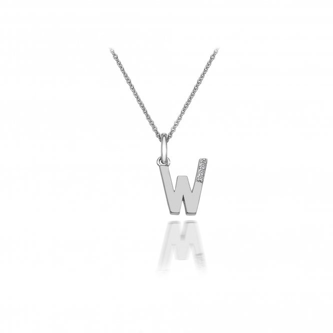 hot diamonds Initial Pendant - Letter W