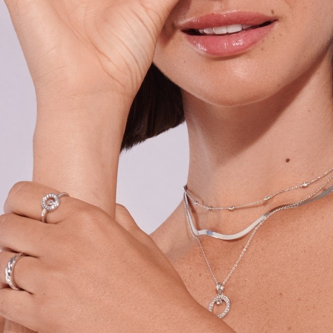 Hot Diamonds Intermittent Oval Chain