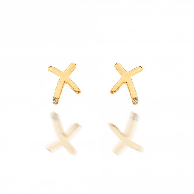 hot diamonds Kiss Micro Amulet Earrings