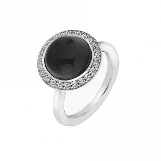 hot diamonds Laghetto Black Ring
