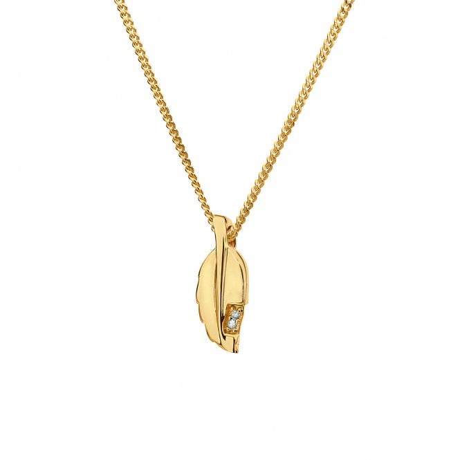 hot diamonds Leaf Micro Amulet Pendant