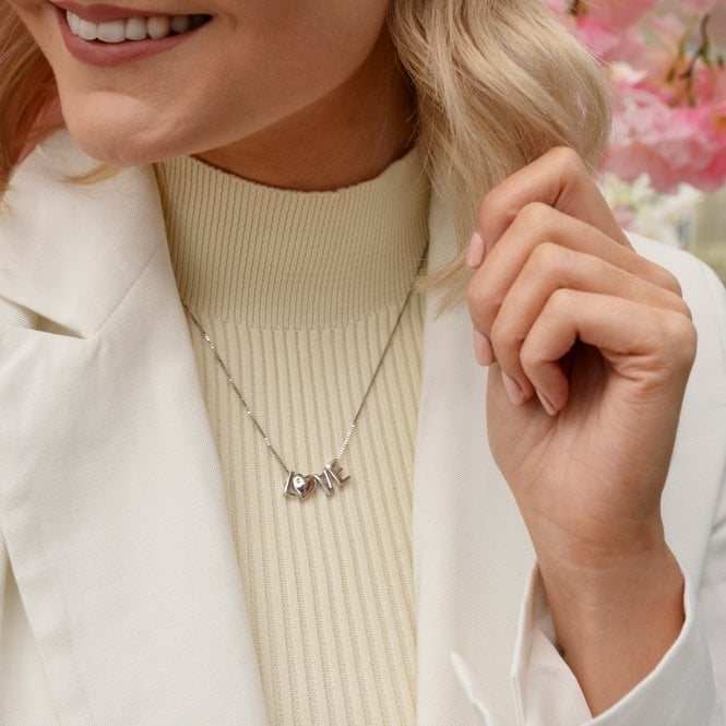 Hot Diamonds Letter V Icon Pendant