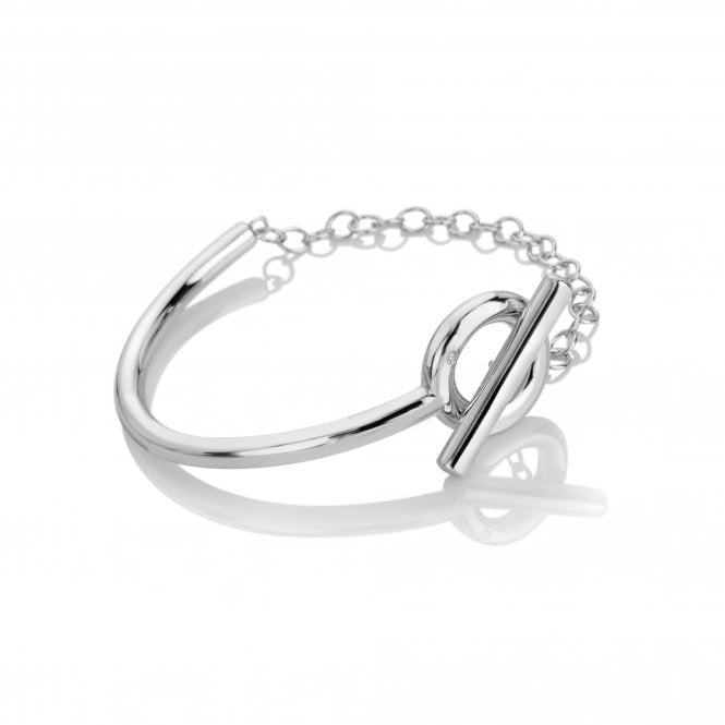 hot diamonds Linked Half Bangle