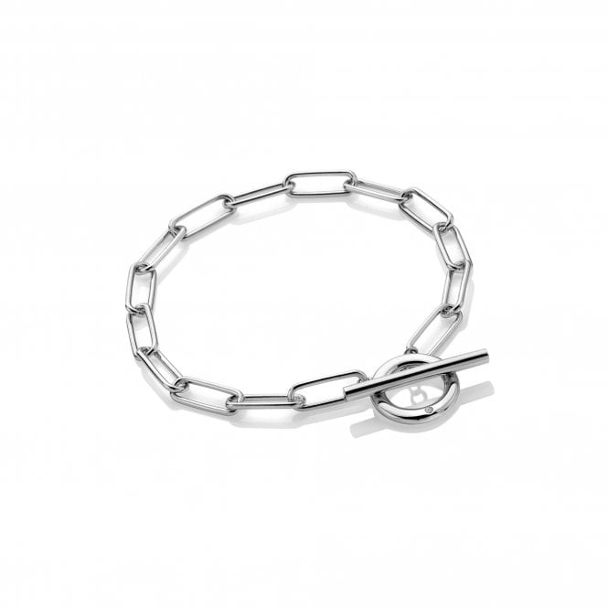hot diamonds Linked T-Bar Bracelet