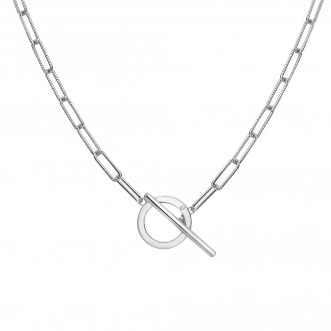 Hot Diamonds Linked T-Bar Necklace