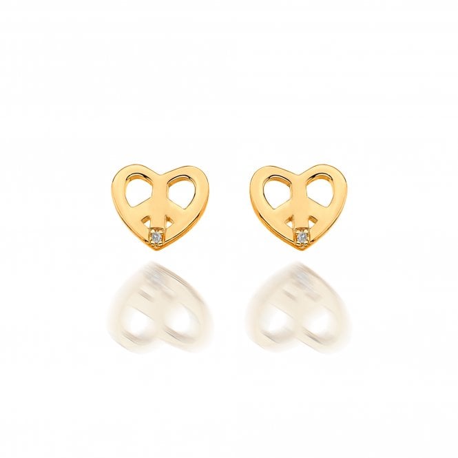hot diamonds Love and Peace Amulet Earrings