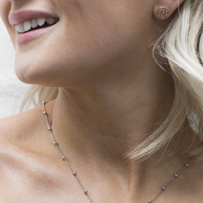 Hot Diamonds Loyalty Champagne Earrings