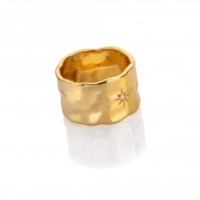 hot diamonds Lunar Statement Ring