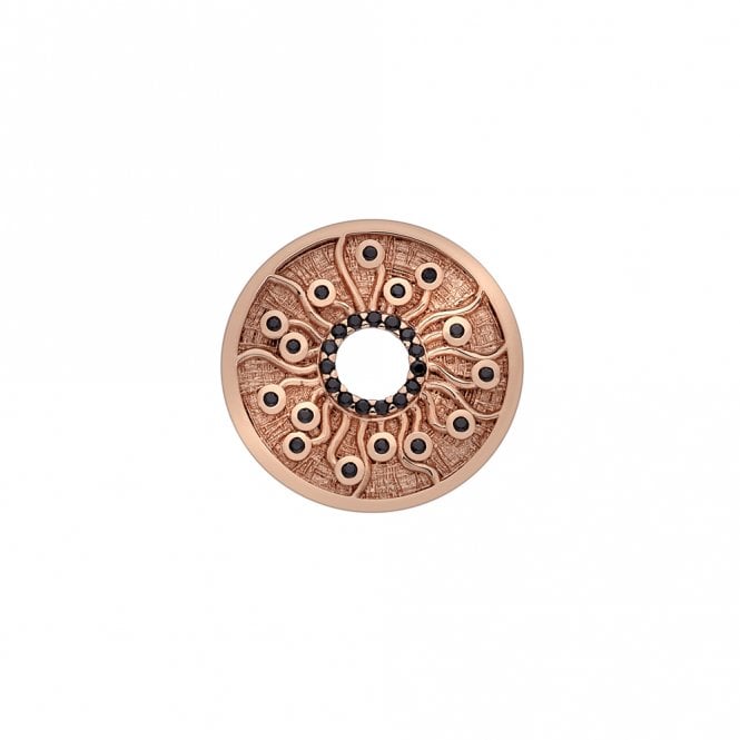 hot diamonds Many Paths Rose Gold Plated Coin - 25mm