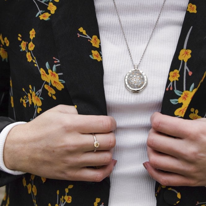 Hot Diamonds Mattina Champagne Coin - 25mm