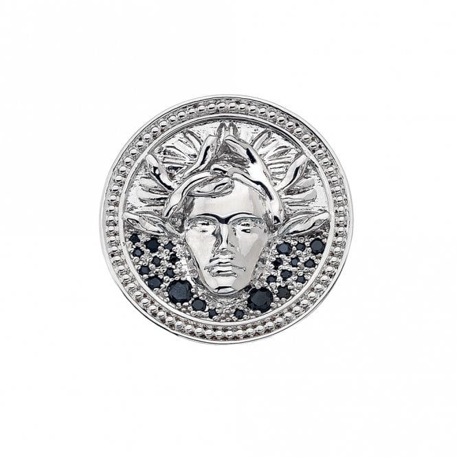 hot diamonds Medusa Nera Coin - 33mm