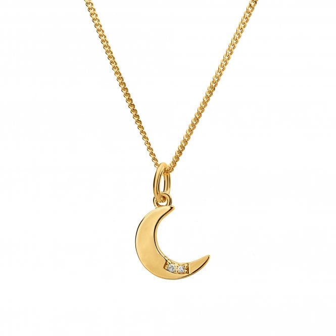 hot diamonds Moon Micro Amulet Pendant