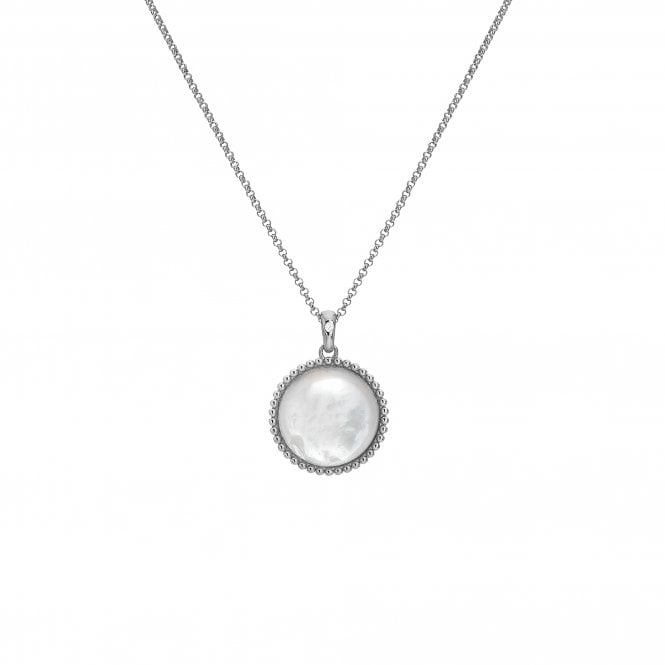 Hot Diamonds Mother Of Pearl Circle Pendant