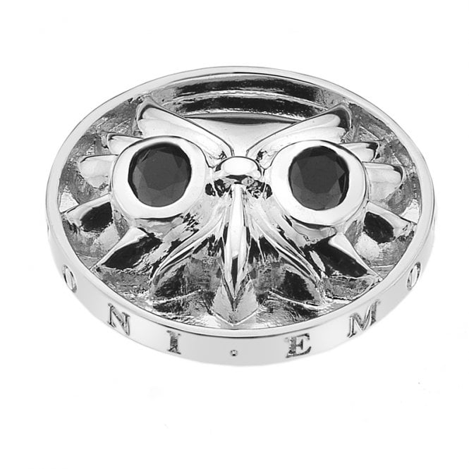 hot diamonds Overjoyed Owl Silver Plated coin - 25mm