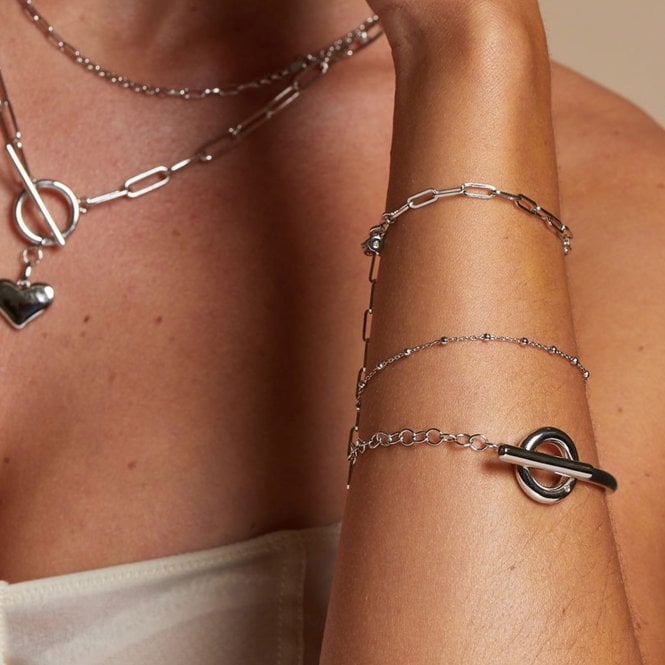 Hot Diamonds Paperclip Bracelet