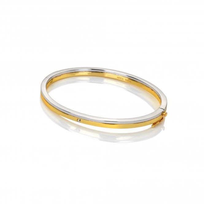 hot diamonds Parellel Two Tone Bangle