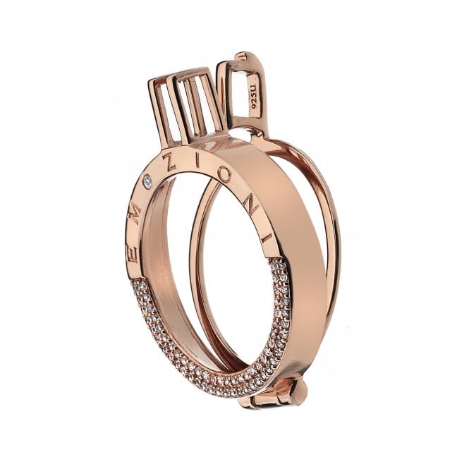 hot diamonds Reflessi Rose Gold Keeper 25mm