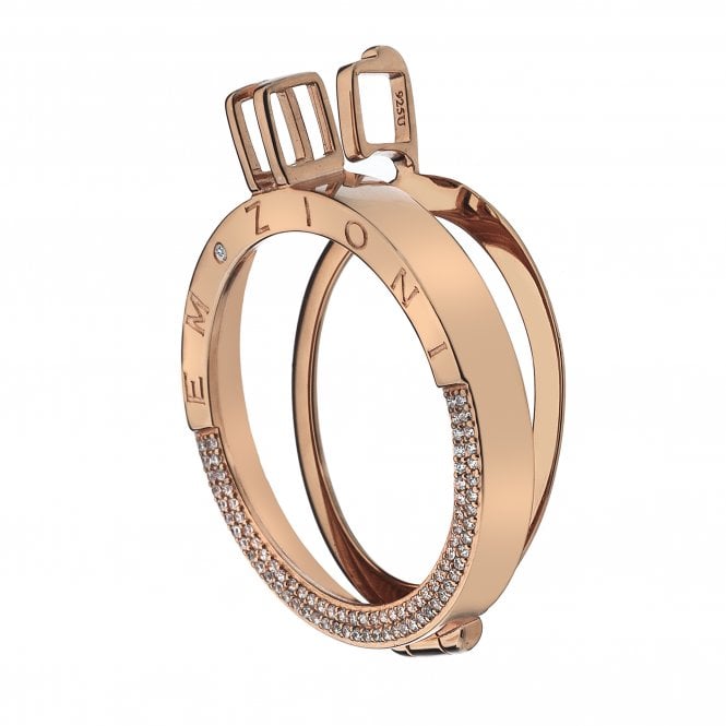 hot diamonds Reflessi Rose Gold Keeper 33mm