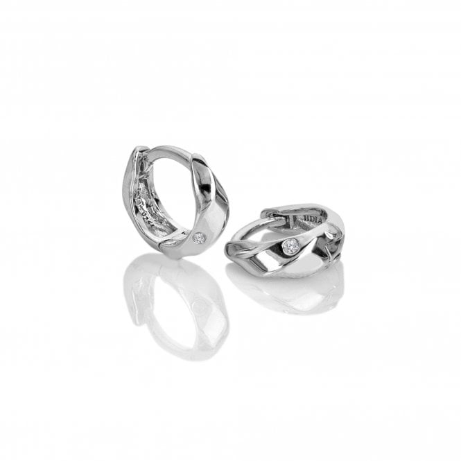 hot diamonds Ridge Huggie Earrings