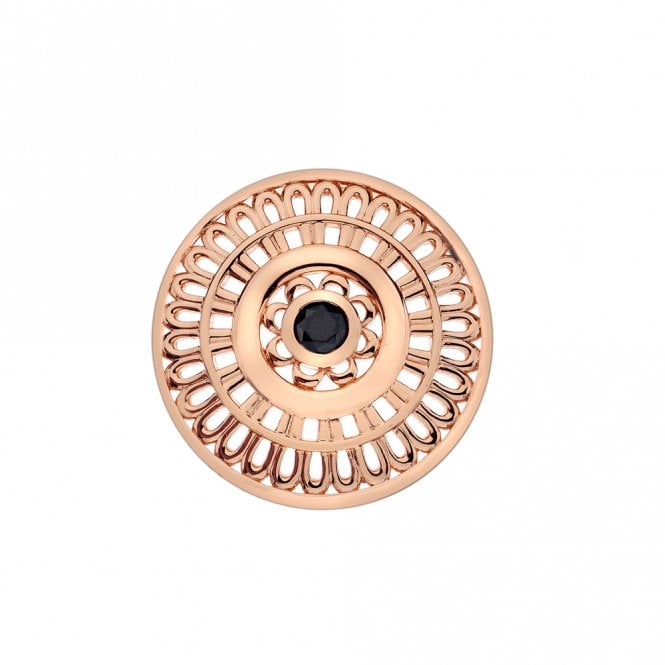 hot diamonds Roman Rose Gold Plated Coin - 33mm