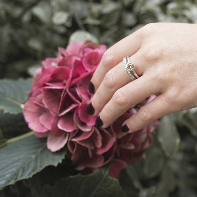 Hot Diamonds Scintilla Champagne Loyalty Ring