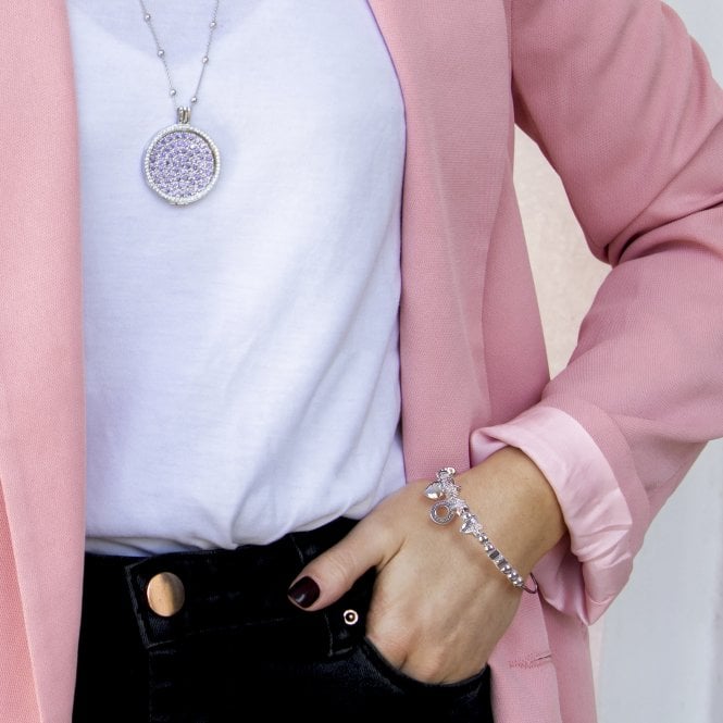 Hot Diamonds Scintilla Lavender Calmness Coin - 33mm