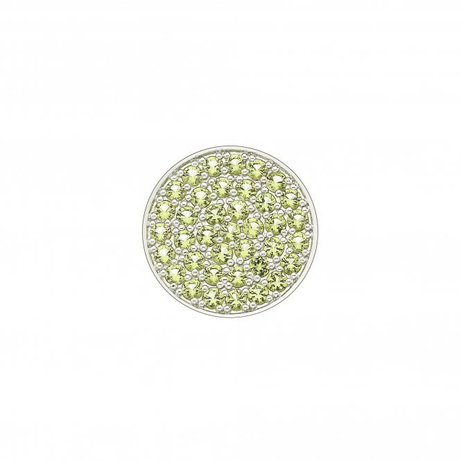 Hot Diamonds Scintilla Peridot Nature Coin - 25mm