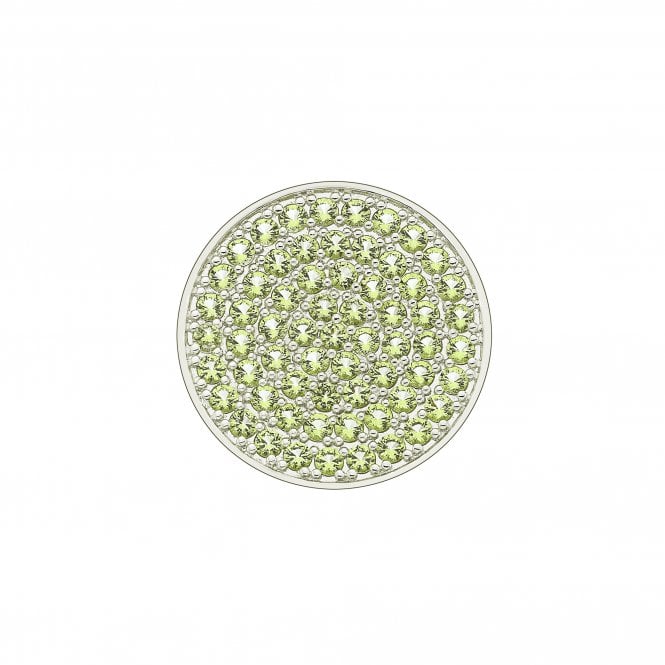 Hot Diamonds Scintilla Peridot Nature Coin - 33mm