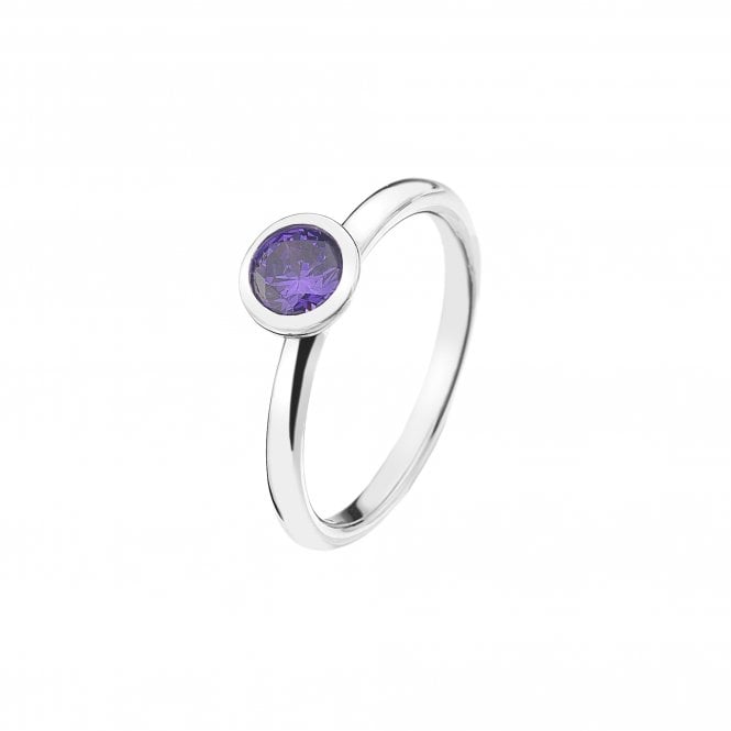 Hot Diamonds Scintilla Violet Spirituality Ring