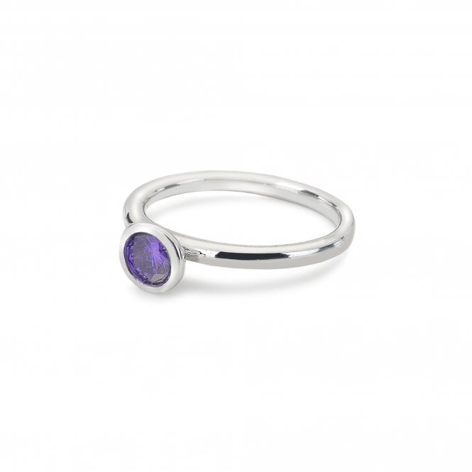 hot diamonds Scintilla Violet Spirituality Ring