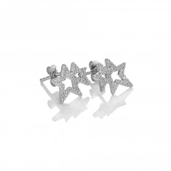 hot diamonds Shimmer Star Earrings
