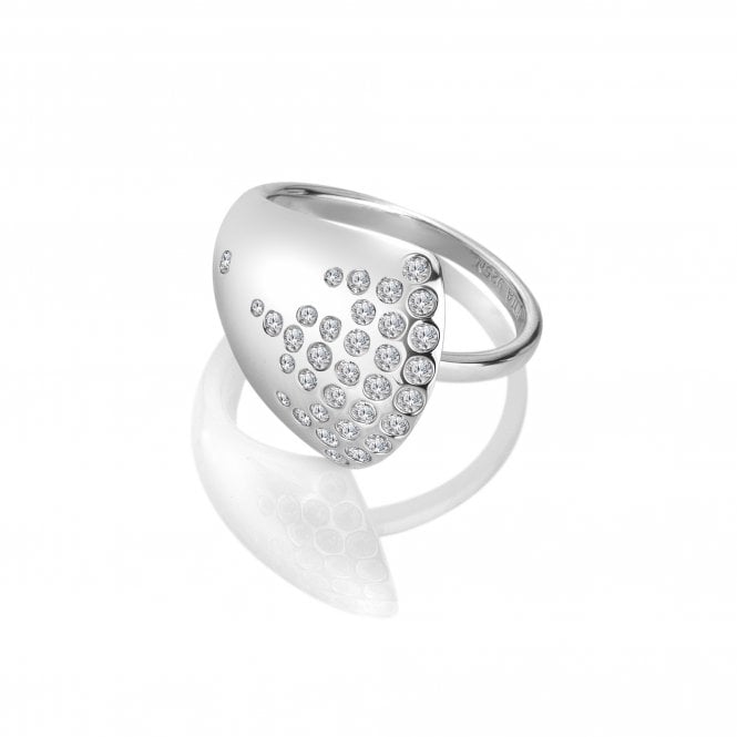 hot diamonds Spritz White Topaz Ring