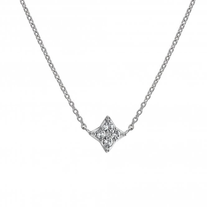 Hot Diamonds Squared Triangle Necklace