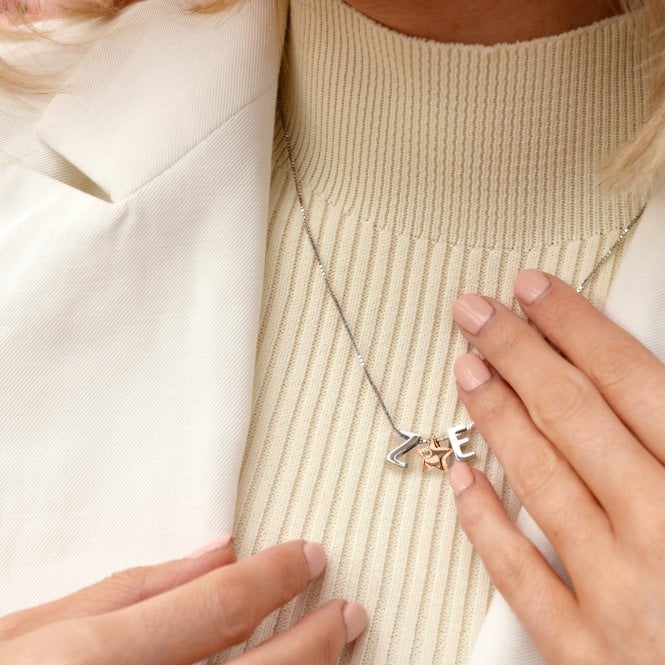 Hot Diamonds Star Icon Pendant - Rose Gold Plated