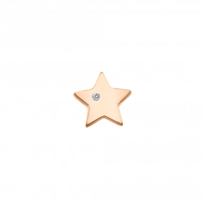 Hot Diamonds Star Icon Pendant - Rose Gold Plated