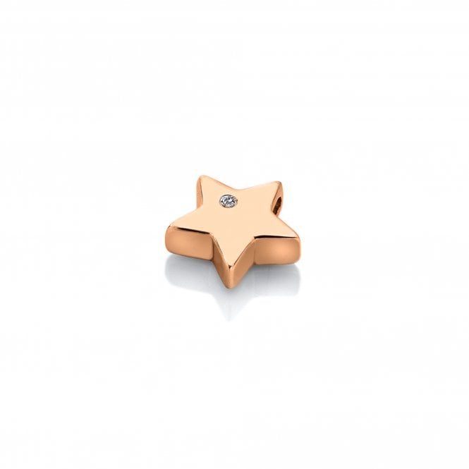 hot diamonds Star Icon Pendant - Rose Gold Plated