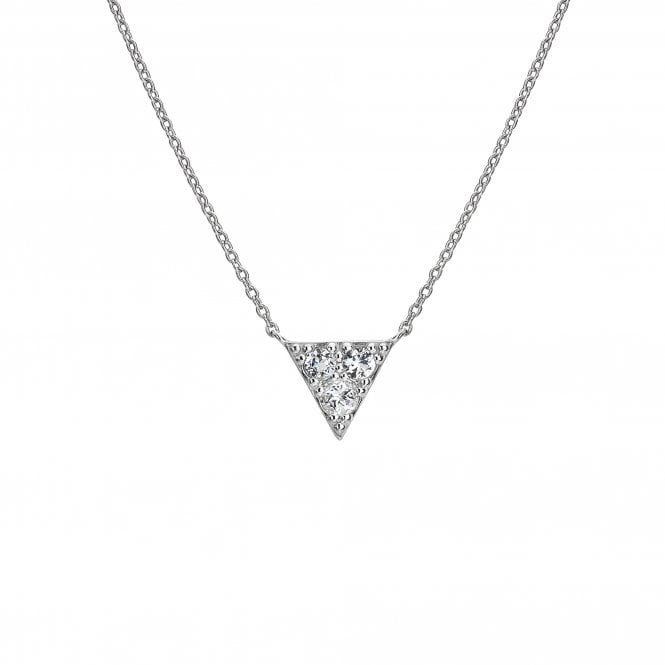 Hot Diamonds Stellar Triangle Necklace