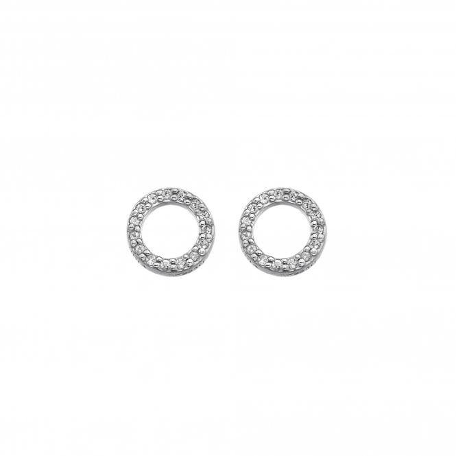 Hot Diamonds Striking Circle Earrings